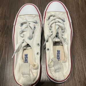 White Slide-On Converse